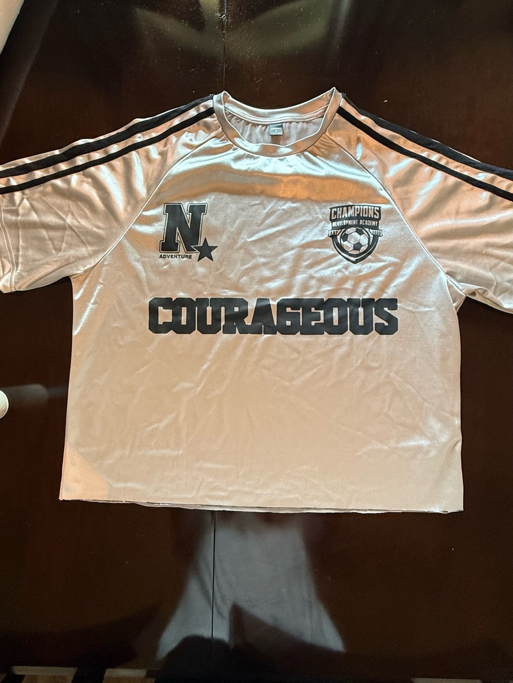 Men’s 'Courageous' Soccer Graphic Tee - M